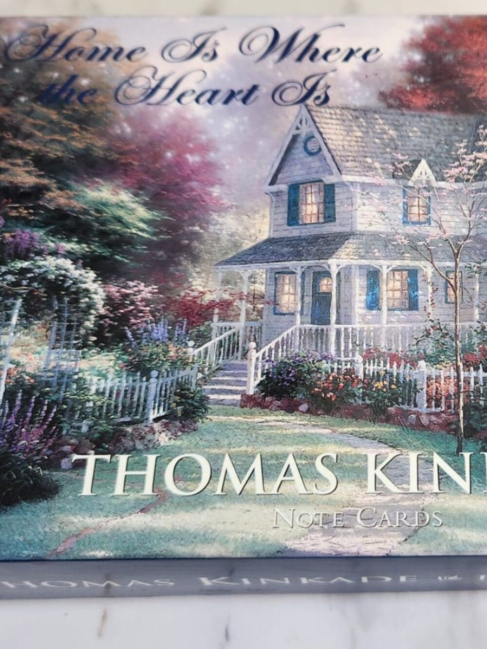 Thomas Kinkade "Home is Where the Heart is" 14 Greeting Cards envelope seals